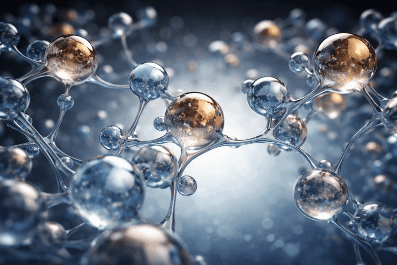 Photo de molécules évoquant la Chimie pour illustrer la gamme Casperse